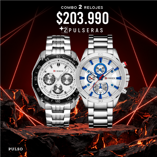 COMBO 435: 2 RELOJES X $203,990