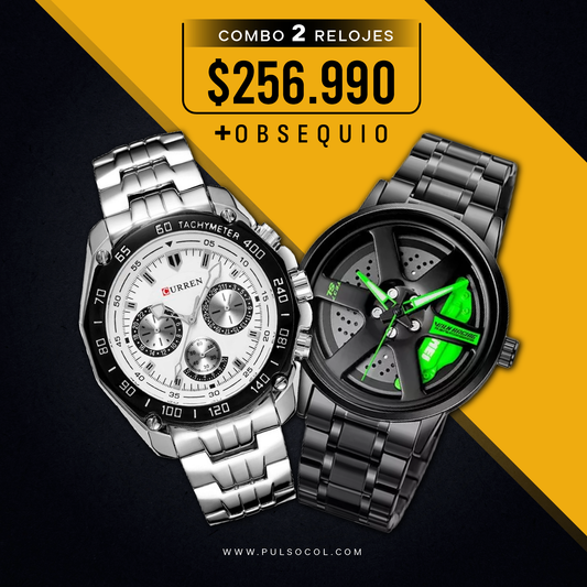 COMBO 467: 2 RELOJES X $256,990
