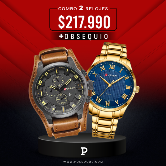 COMBO 471: 2 RELOJES X $217,990