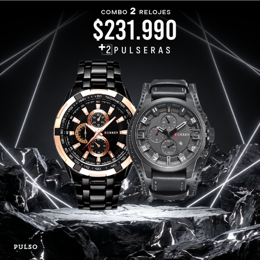 COMBO 502: 2 RELOJES X $ 231,990