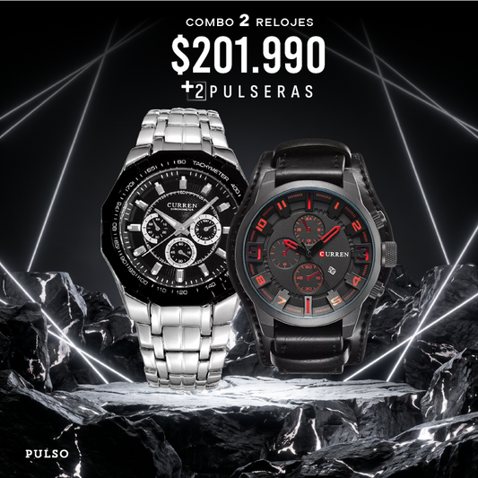 COMBO 506: 2 RELOJES X $ 201,990