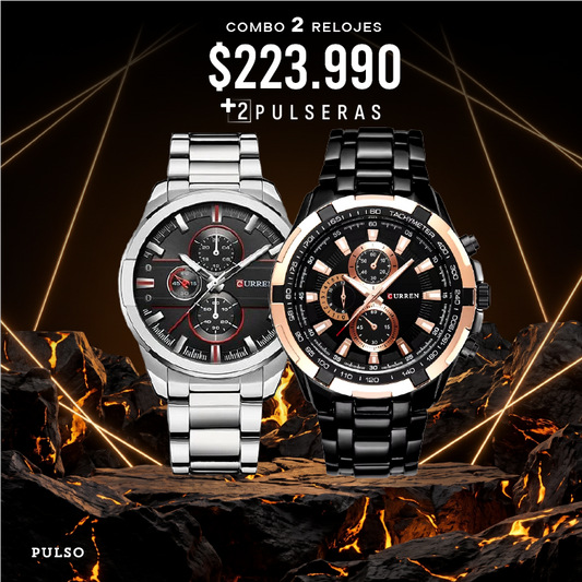 COMBO 600: 2 RELOJES X $223.990