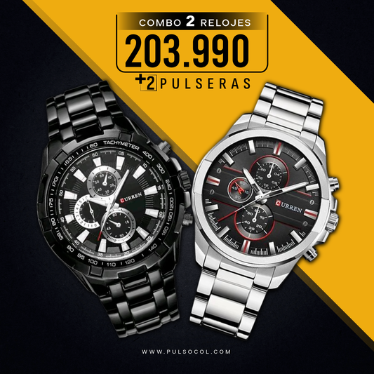 COMBO 601: 2 RELOJES X $203.990