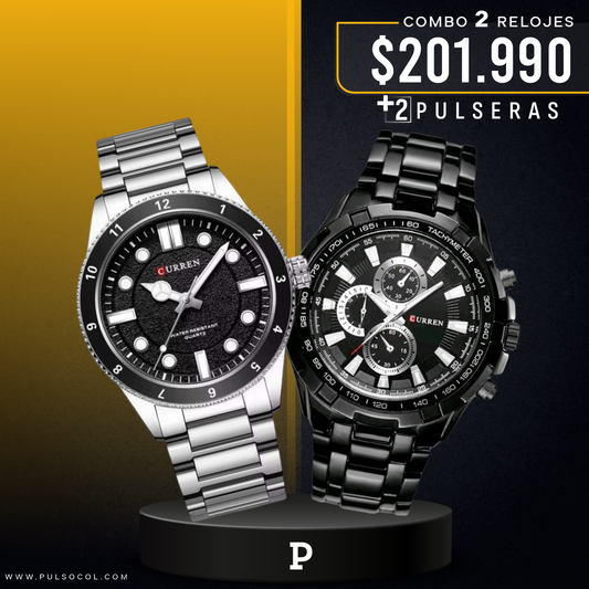 COMBO 602: 2 RELOJES X $201.990