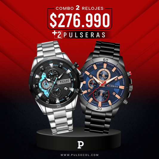 COMBO 611: 2 RELOJES X $276.990