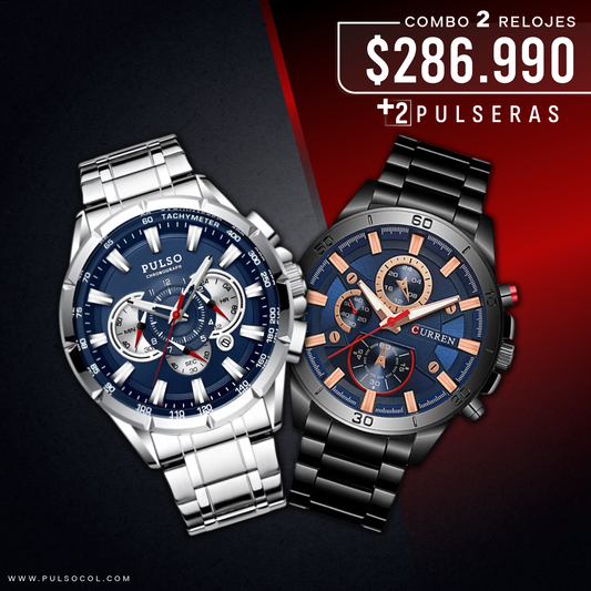 COMBO 616: 2 RELOJES X $286.990