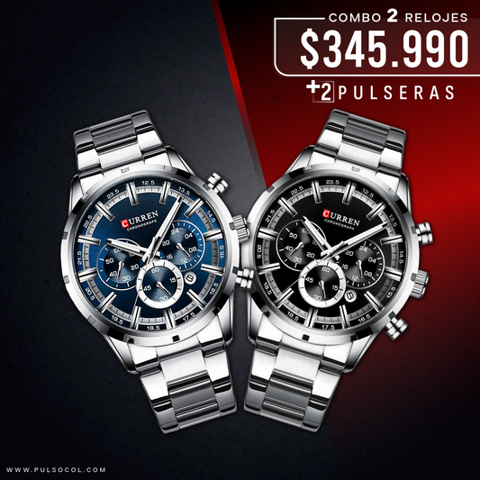 COMBO 619: 2 RELOJES X $345.990