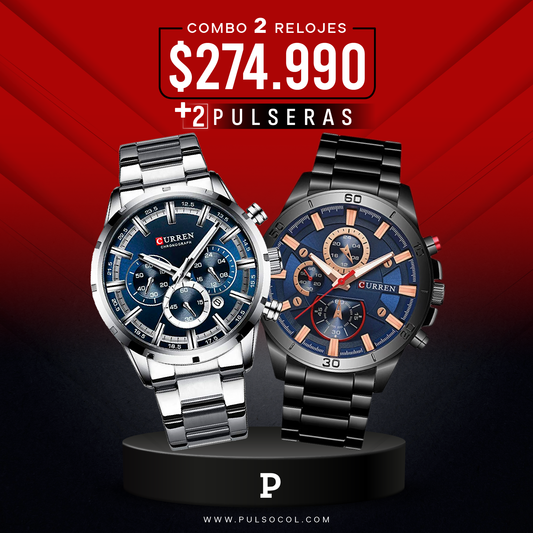 COMBO 620: 2 RELOJES X $274.990