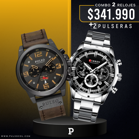 COMBO 621: 2 RELOJES X $341.990