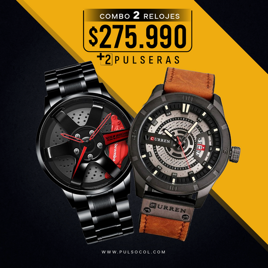 COMBO 630: 2 RELOJES X $275.990