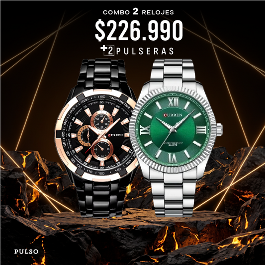 COMBO 654: 2 RELOJES X $226.990