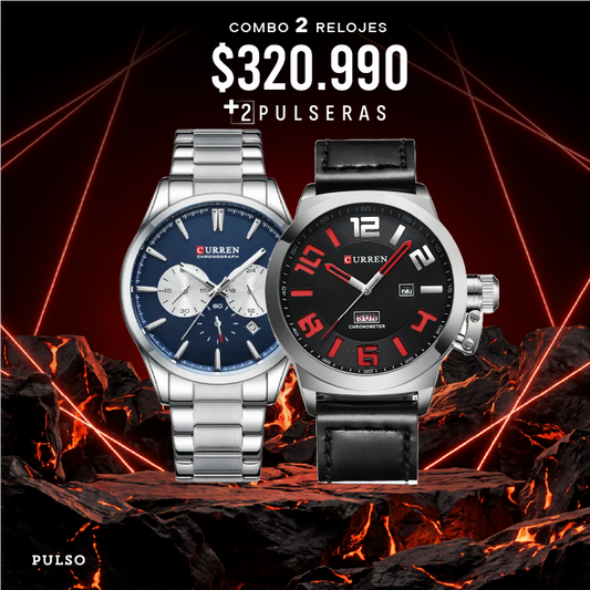 COMBO 667: 2 RELOJES X $320.990