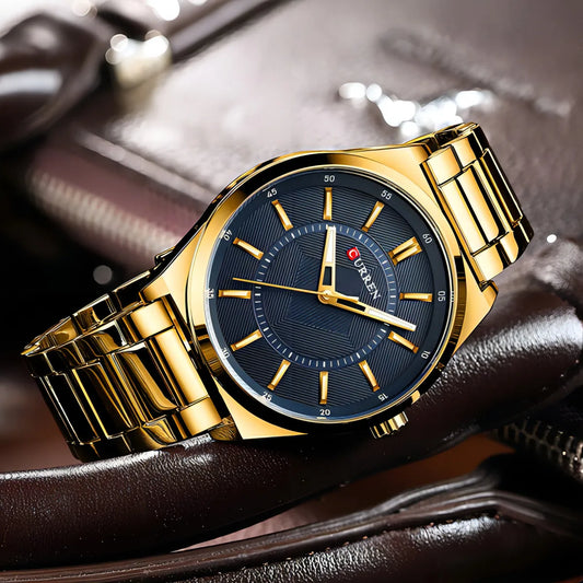 Reloj Curren 985 Dorado/Azul