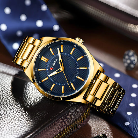 Reloj Curren 985 Dorado/Azul