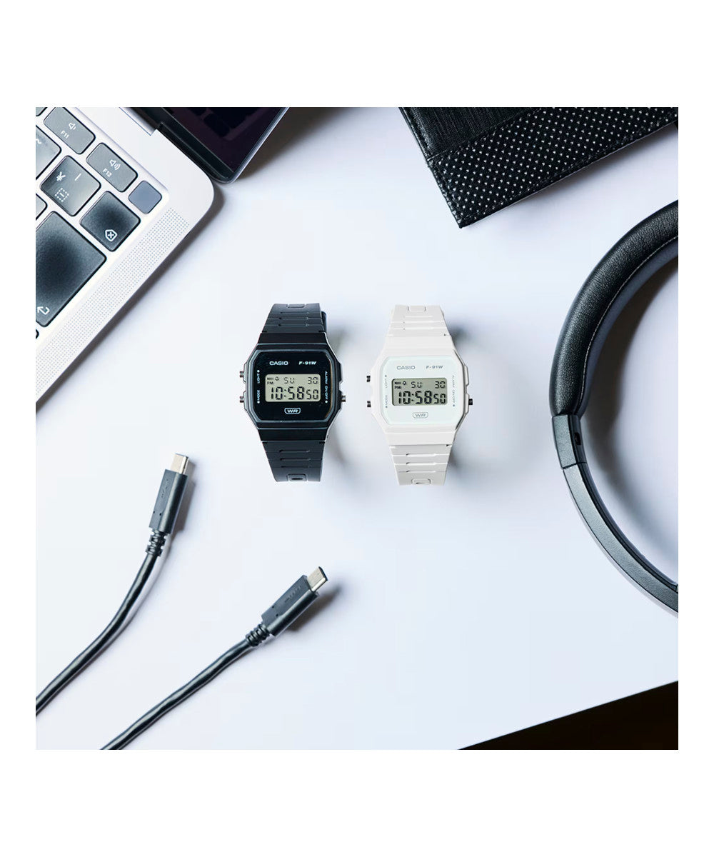 Reloj Casio F-91WB-8A Negro