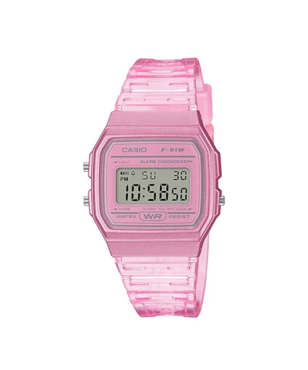 Reloj Casio F-91WS-4 Rosado