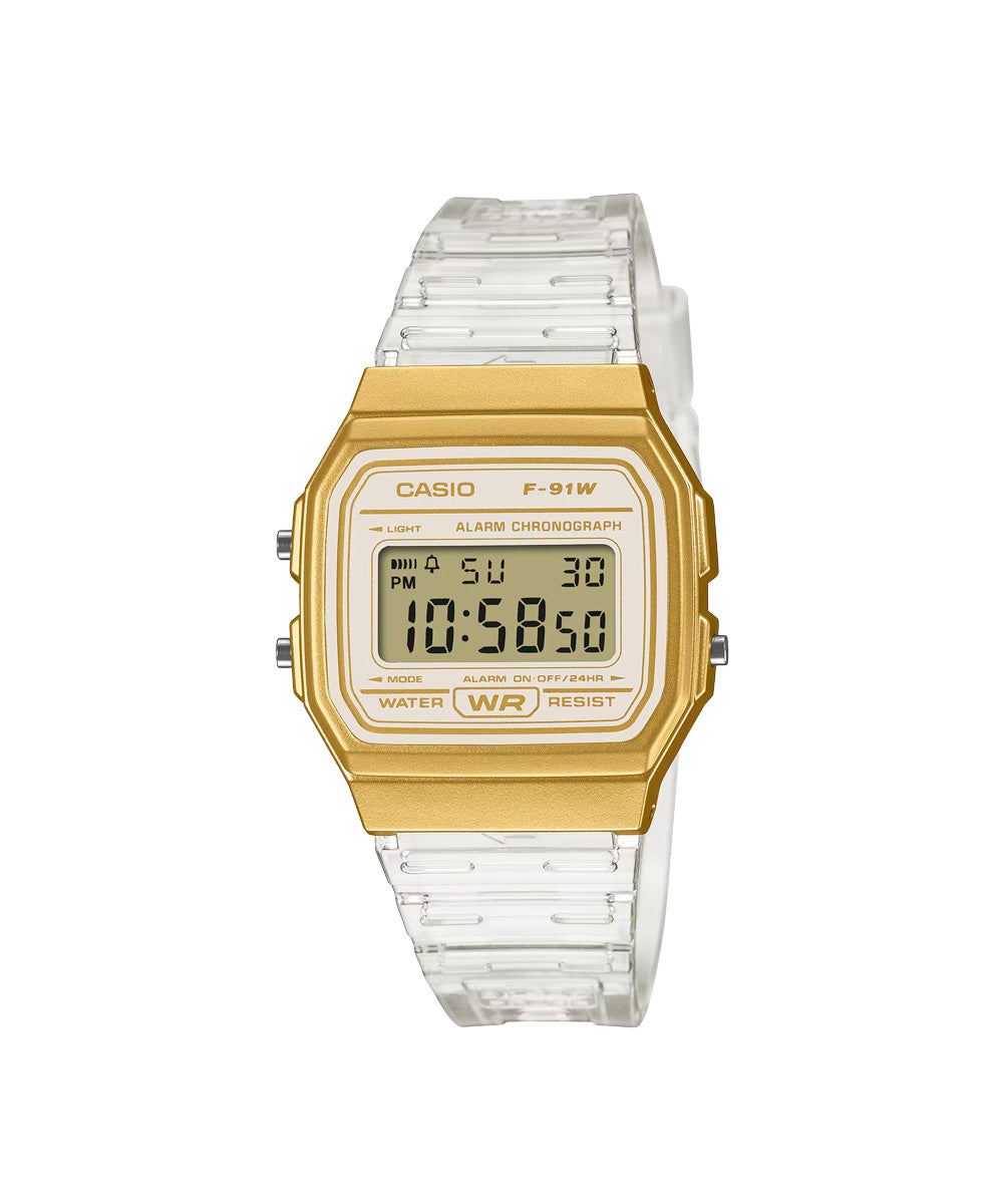 Reloj Casio Vintage F-91WS-7A2 Dorado