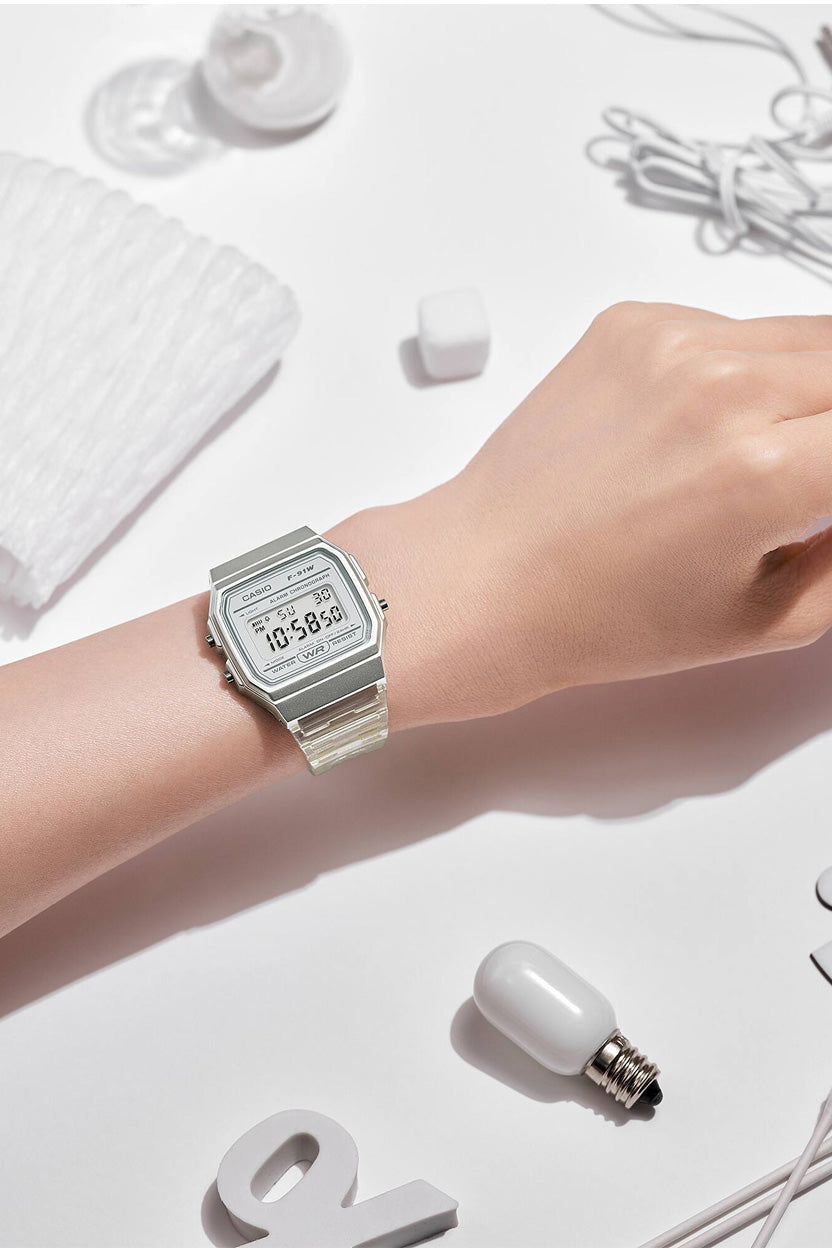 Reloj Casio F-91WS-7 Blanco