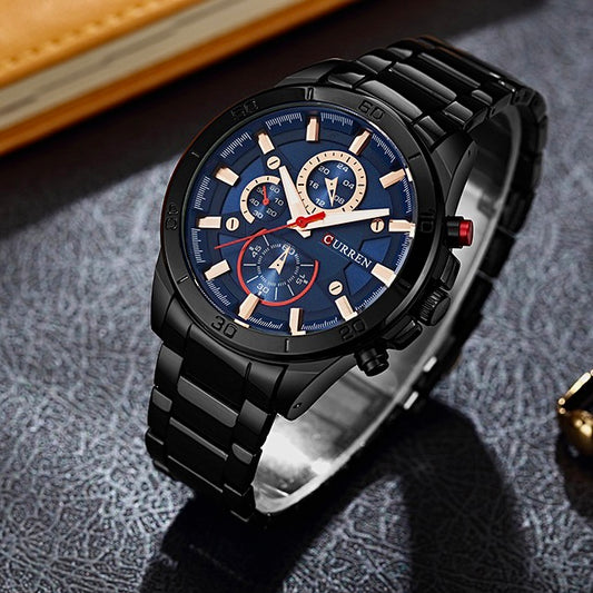 Reloj Curren REF: 242 Negro/Azul