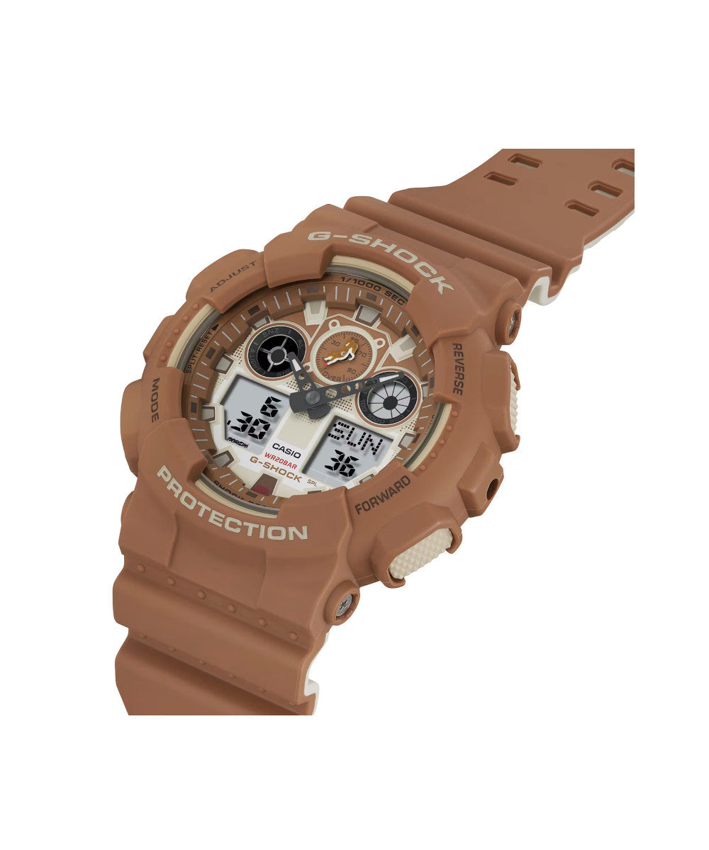 Reloj Casio G-Shock GA-100SHB-5A Café