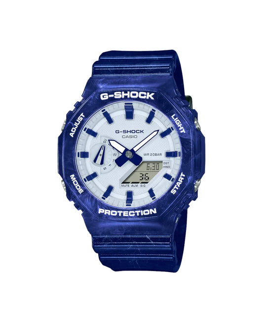 Reloj Casio G-Shock GA-2100BWP-2A Azul