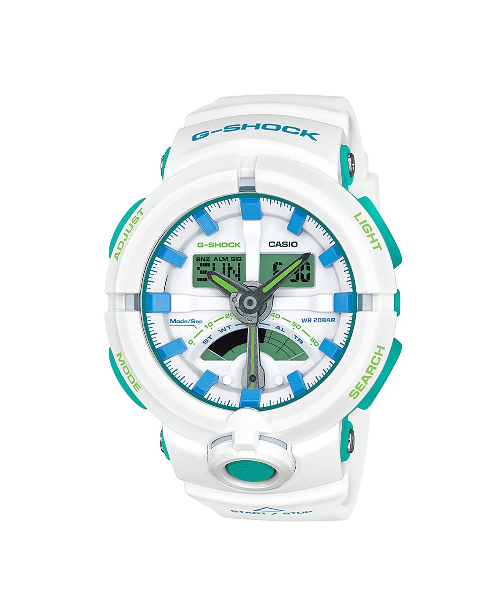 Reloj Casio G-Shock GA-500WG-7A Blanco