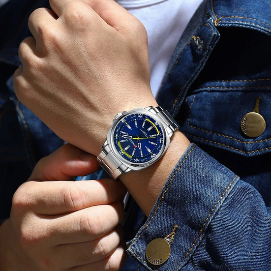 Reloj Curren Ref. 863 Plata/Azúl