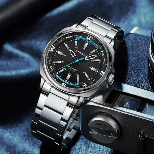 Reloj Curren Ref. 863 Plata/Negro