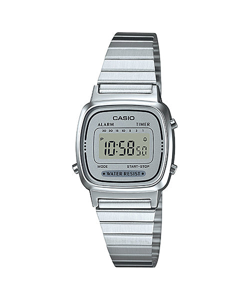 Reloj Casio Vintage LA670WA-7 Plateado