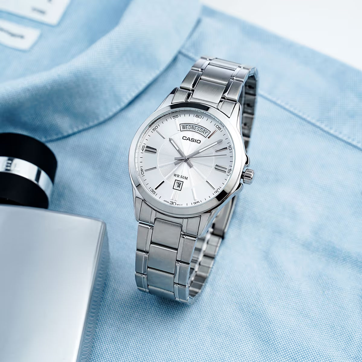 Reloj Casio MTP-1381D-7AV Blanco