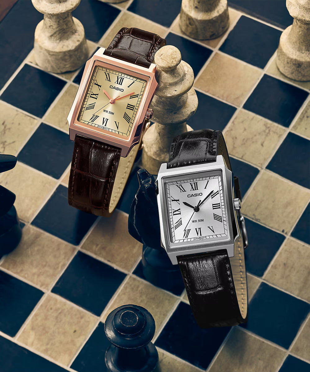 Reloj Casio MTP-B190RGL-9BV Café