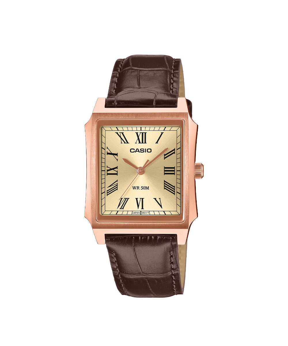 Reloj Casio MTP-B190RGL-9BV Café