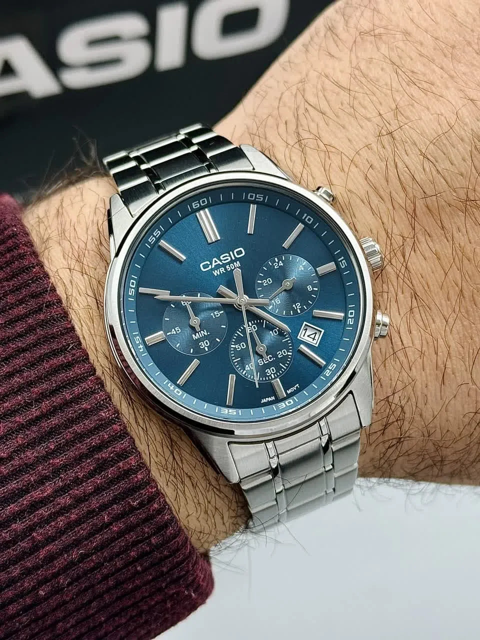 Reloj Casio MTP-E515D-2A1V Azul