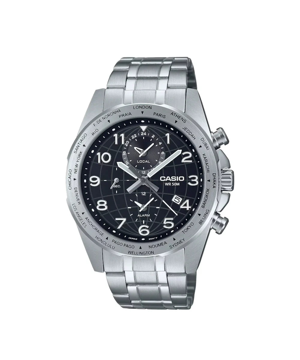 Reloj Casio MTP-W500D-1AV Negro