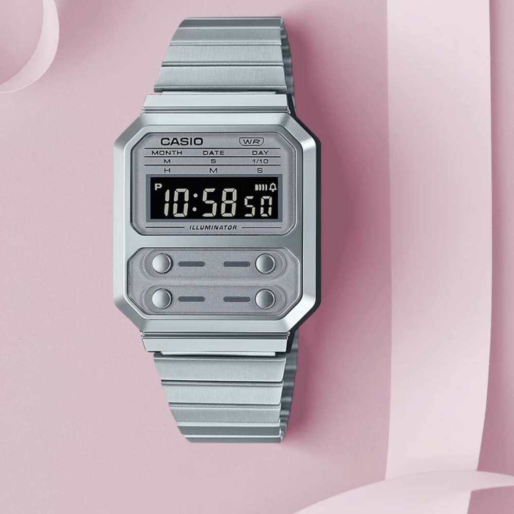 Reloj Casio Vintage A100WE-7B Plateado