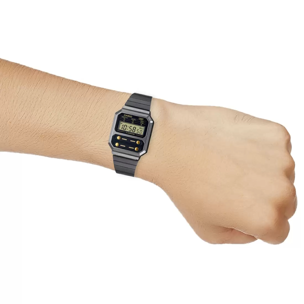 Reloj Casio Vintage A100WEGG-1A2 Negro