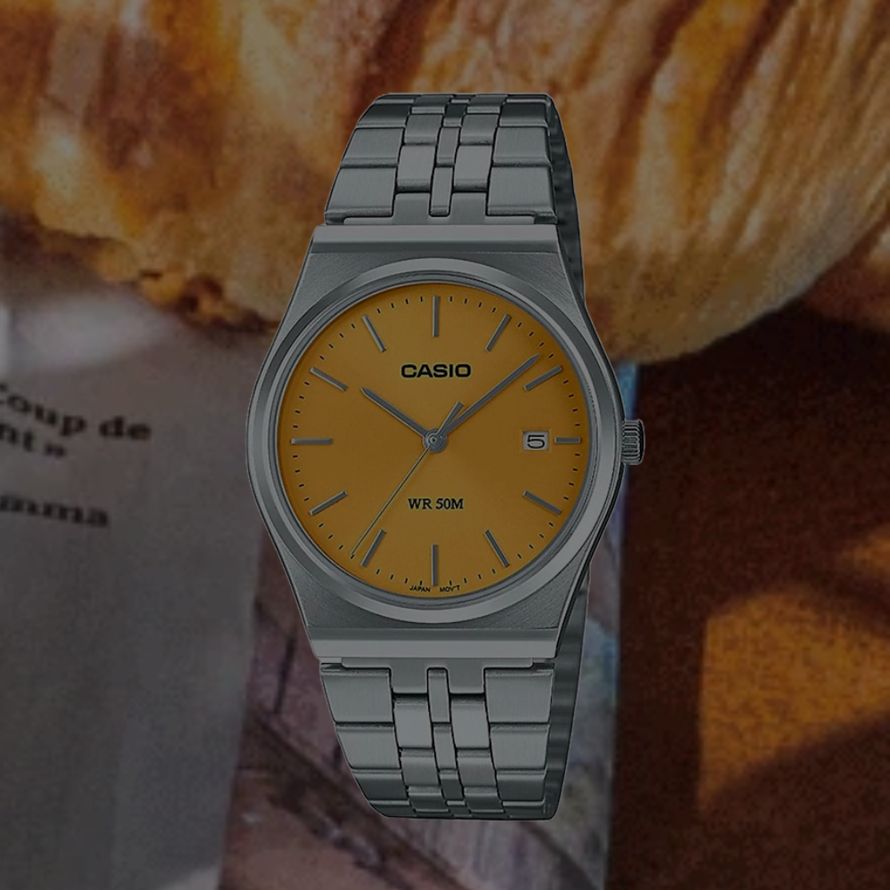 Reloj Casio MTP-B145D-9AV Naranja