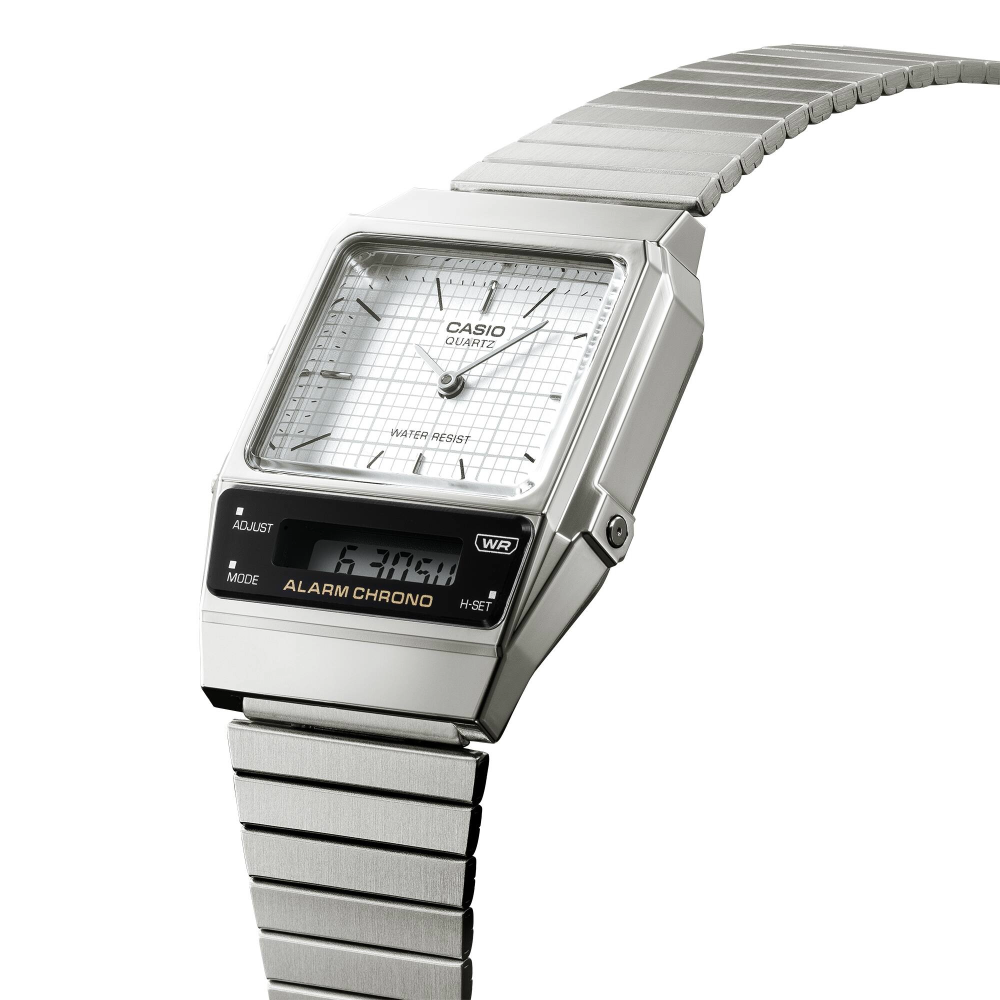 Reloj Casio Vintage AQ-800E-7A Blanco
