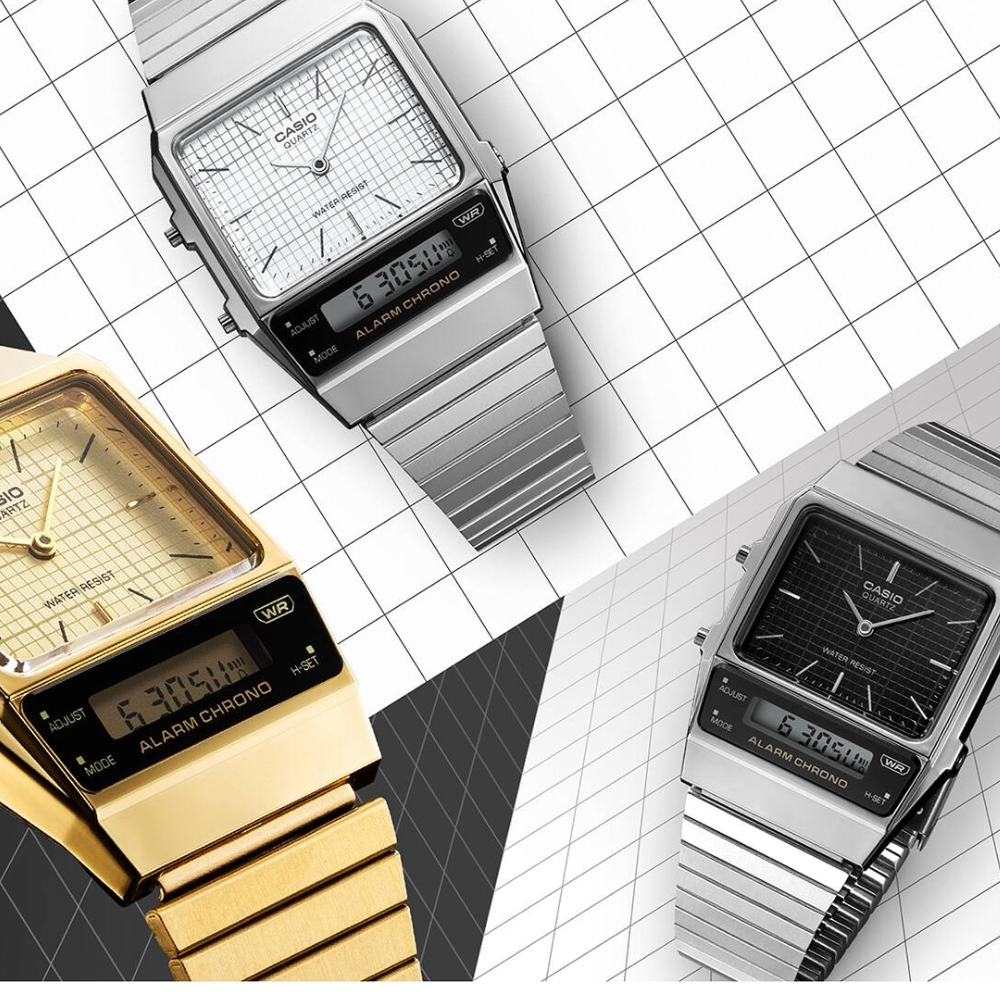 Reloj Casio Vintage AQ-800E-7A Blanco