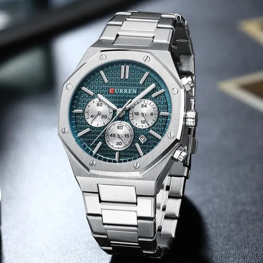 Reloj Curren 825 Plata/Azul