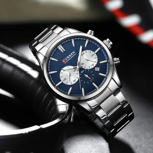 Reloj Curren 981 Plata/Azul