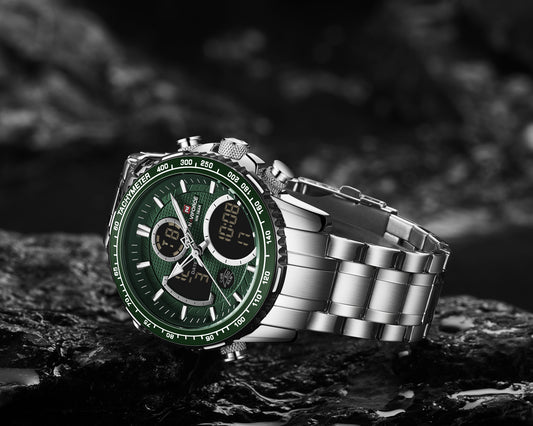 Reloj Naviforce 544 Plata/Verde