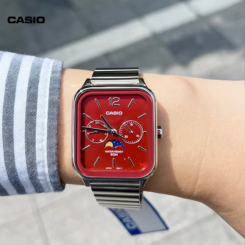 Reloj Casio MTP-M305D-4AV Rojo