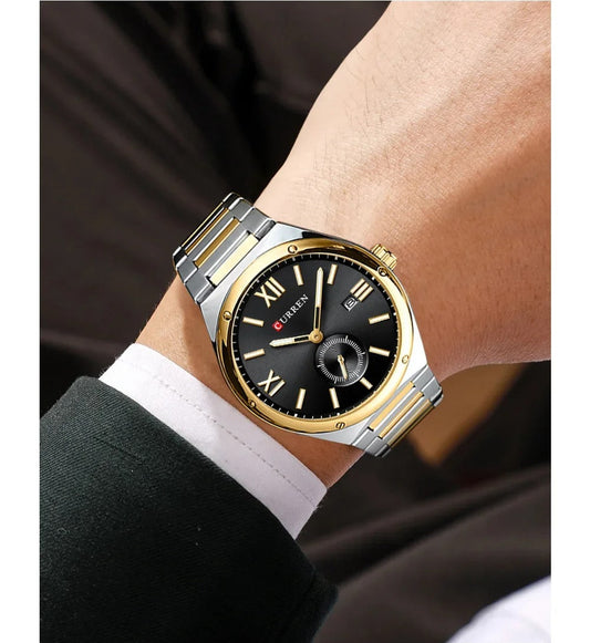 Reloj Curren Ref. 935 Plata/Dorado/Negro