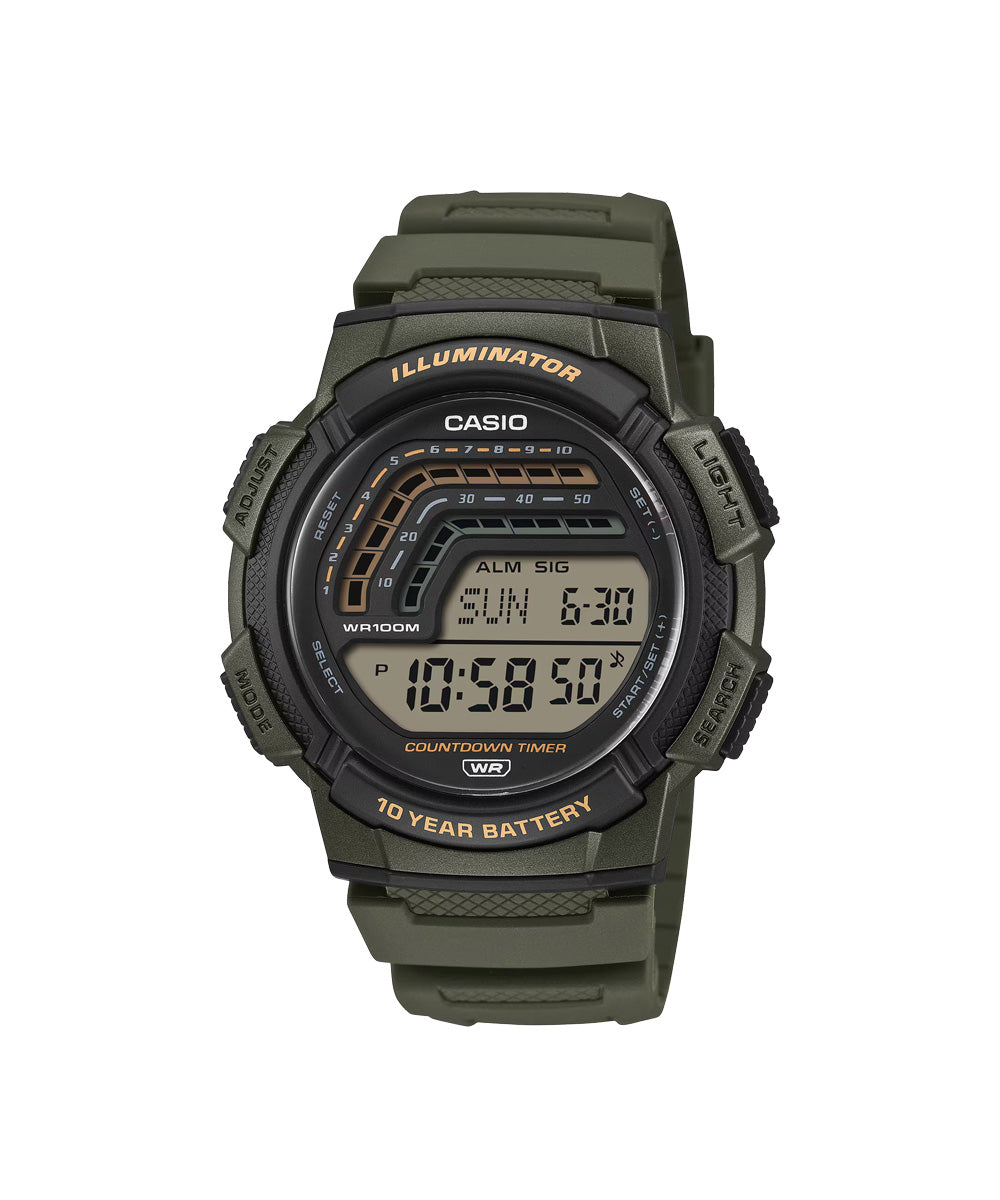 Reloj Casio WS-1800-3AV Verde