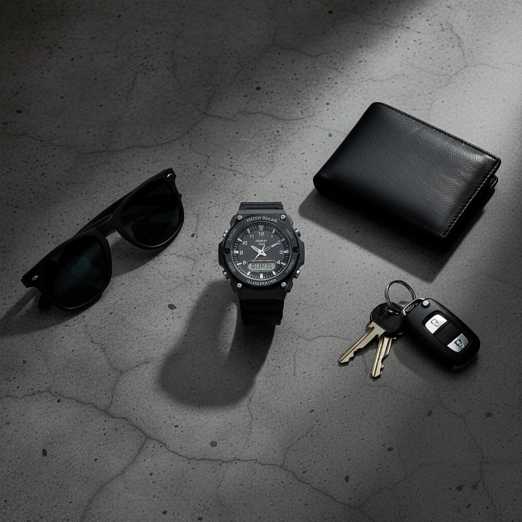 Reloj Casio AQS-820W-1AV Negro
