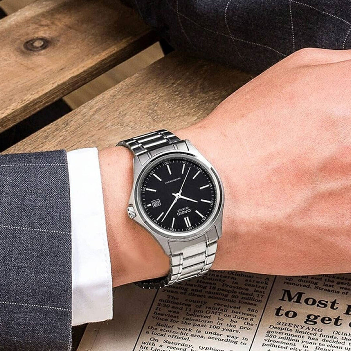 Reloj Casio MTP-1183A-1A Negro