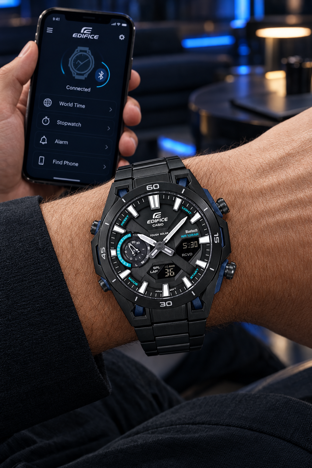 Reloj Casio Edifice ECB-2300DC-1A Negro