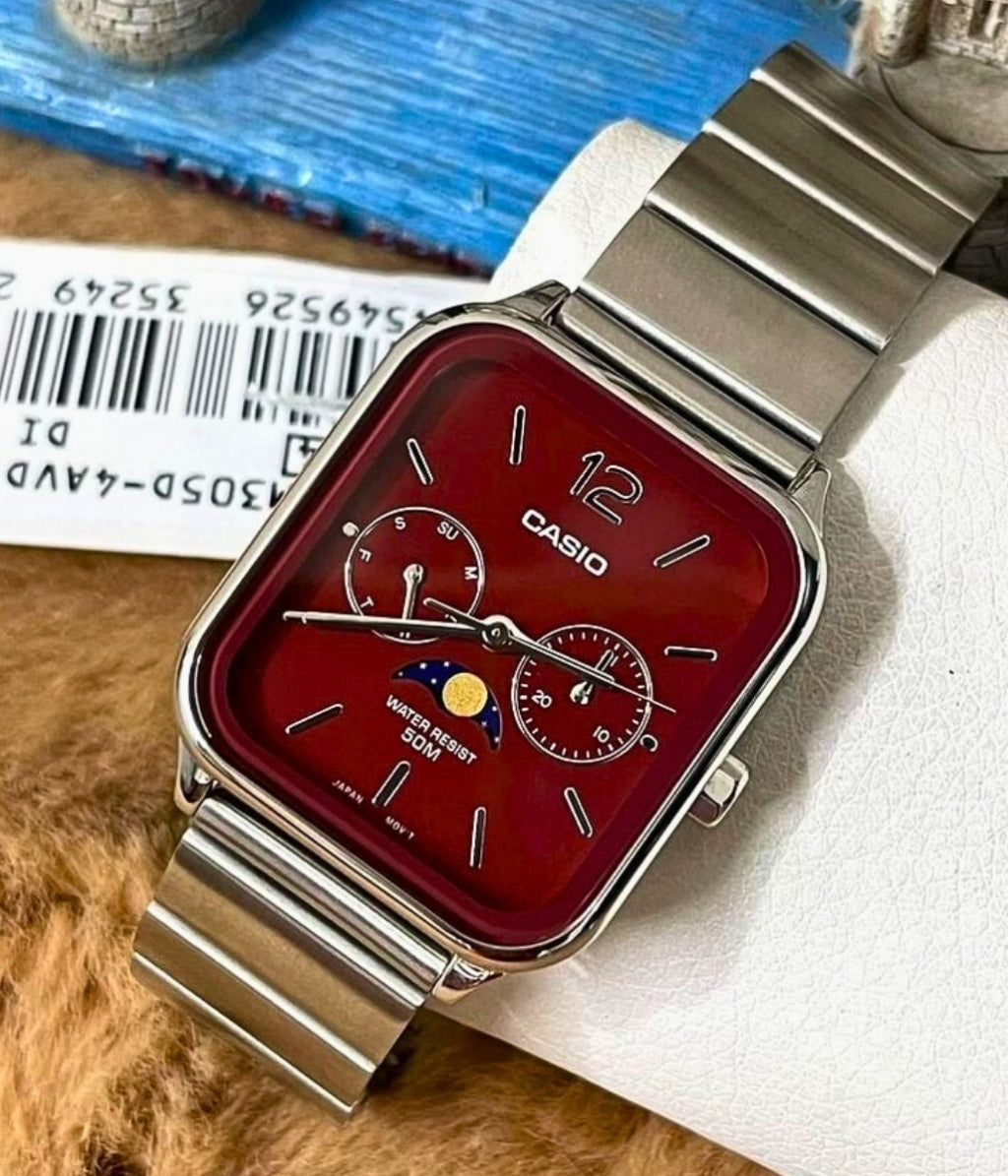 Reloj Casio MTP-M305D-4AV Rojo