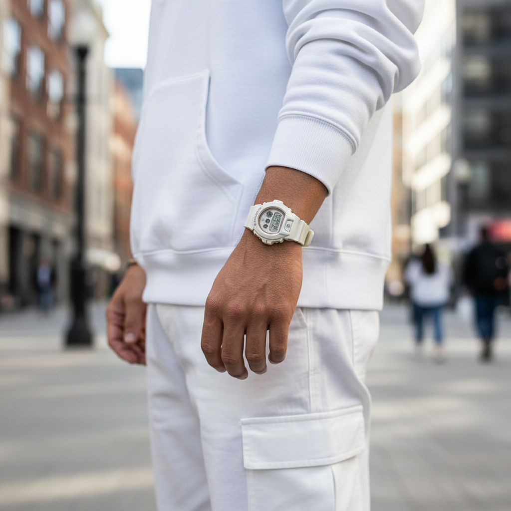 Reloj Casio G-Shock DW-6900SHB-7 Blanco